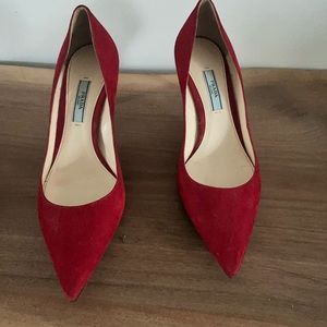 Prada pumps, red size 37